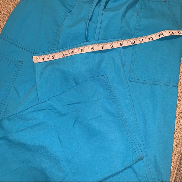 SCRUBSTAR Turquoise Drawstring Scrubs Pants - Picture 8 of 9